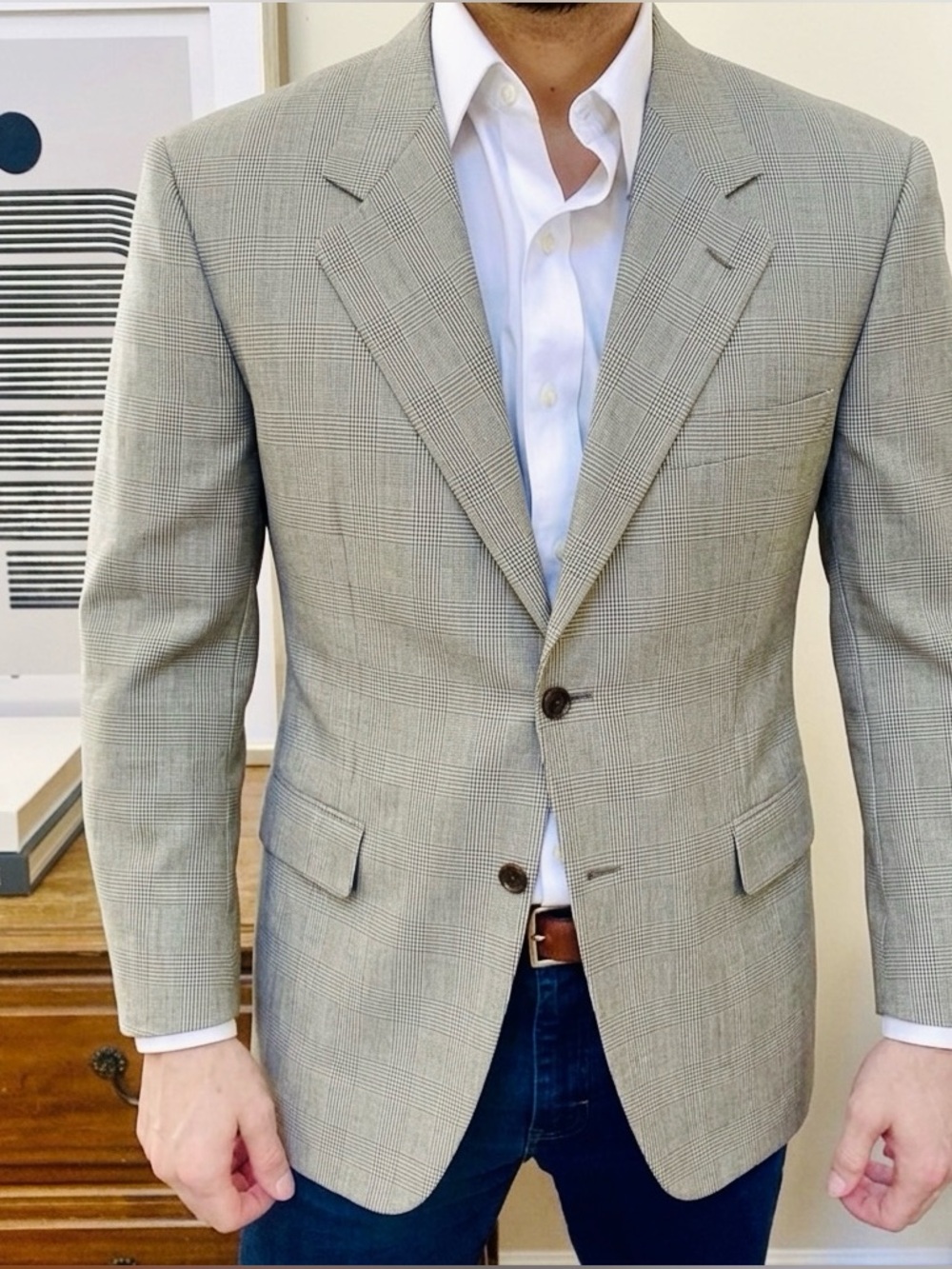 Brioni Palatino Glenn Plaid Blazer | 44S